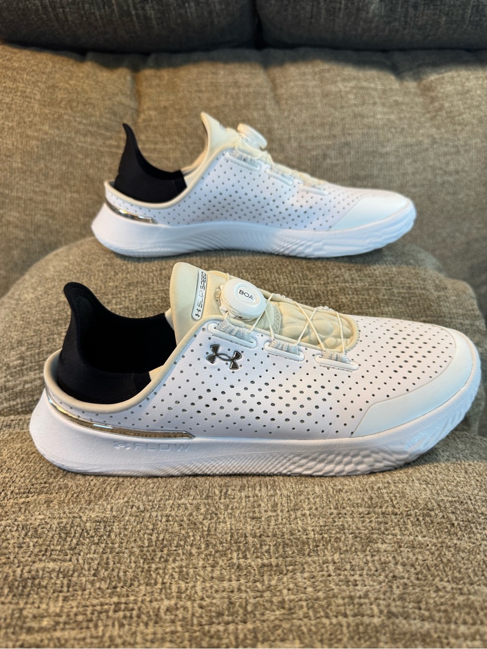 Under Armour SlipSpeed Training Shoes White/Black 4215161738 Unisex Size M8/W9.5